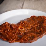 Rehsteak von der Keule mar.